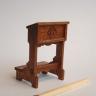 1/24th mahogany Prie Dieu kit